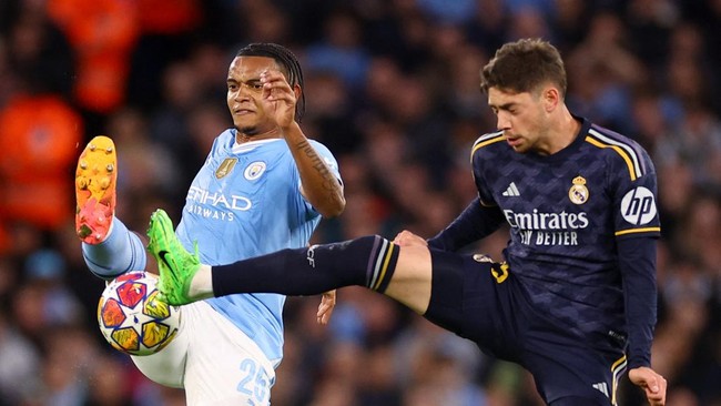 Laga Manchester City vs Real Madrid pada leg kedua perempat final Liga Champions di Stadion Etihad, Kamis (18/4), berlanjut ke babak extra time.