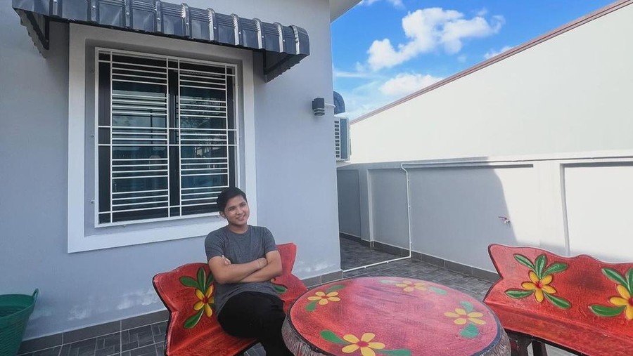 Tampilan rumah Jirayut di Thailand/Instagram @jirayutdaa4official Tampilan rumah Jirayut di Thailand