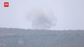VIDEO: Detik-Detik Asap Terlihat di Lebanon Akibat Serangan Israel