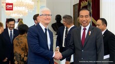 VIDEO: CEO Apple Tim Cook Sambangi Jokowi di Istana
