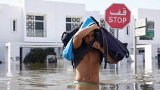 Hujan Badai Kembali Landa Dubai UEA, Bandara-Sekolah Setop Sementara