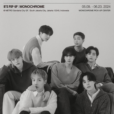 BTS POP-UP: MONOCHROME Segera Dibuka di Jakarta