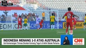 VIDEO: Indonesia Menang 1-0 Atas Australia