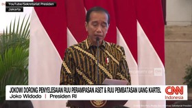 VIDEO: Jokowi Dorong Penyelesaian Ruu Perampasan Aset