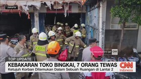 VIDEO: Kebakaran Toko Bingkai, 7 Orang Tewas