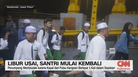 VIDEO: Libur Usai, Santri Mulai Kembali