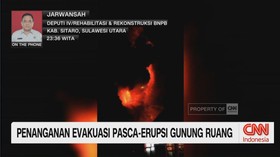 VIDEO: Penanganan Evakuasi Pasca-Erupsi Gunung Ruang