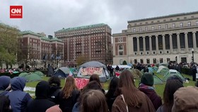 VIDEO: Polisi Bubarkan Massa Pro-Palestina di Universitas Columbia AS