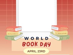 40 Twibbon Hari Buku Sedunia 2024, Pasang Foto Terbaikmu!