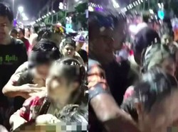 Sisi Gelap Festival Songkran, Dada Wanita Ini Digrepe-grepe
