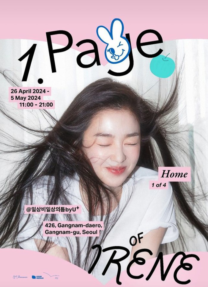 Home of Irene, menampilkan kumpulan foto Irene dengan konsep cerah dan ceria./Foto: instagram.com/redvelvet.smtown