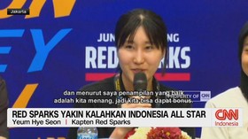 VIDEO: Red Sparks Yakin Bisa Kalahkan Indonesia All Stars