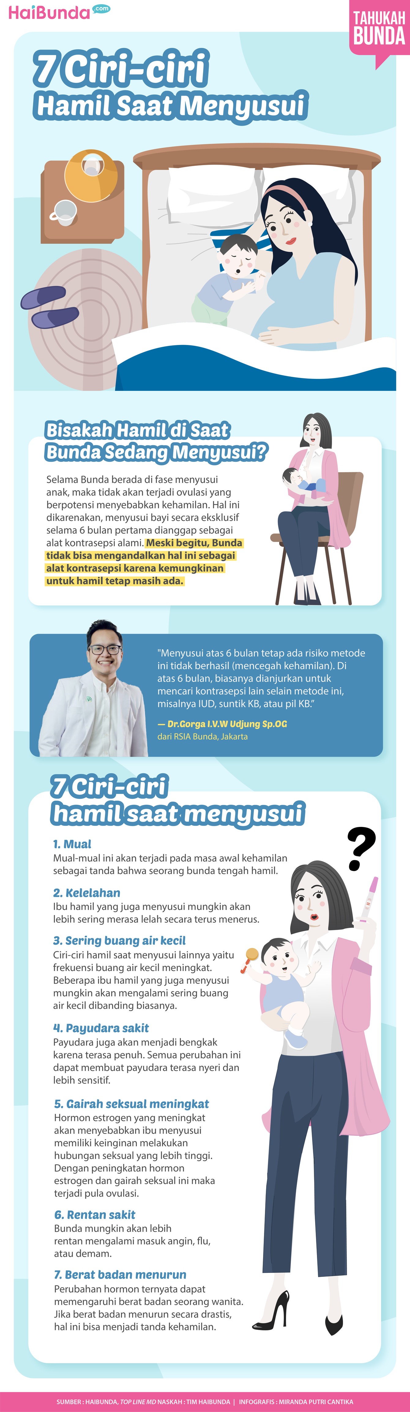 Ciri hamil saat menyusui Ciri hamil saat menyusui