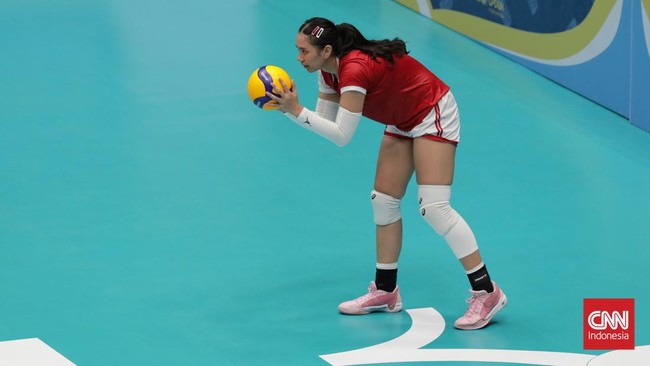 Persaingan Sengit Red Sparks dan Indonesia All Stars untuk Memenangkan Hati Yolla Yuliana