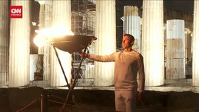 VIDEO: Kirab Api Olimpiade Paris 2024 Dimulai dari Yunani