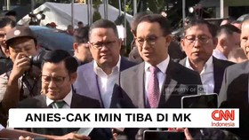 VIDEO: Anies-Cak Imin Tiba di MK