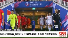 VIDEO: Bantai Yordania, Indonesia Cetak Sejarah Lolos ke Perempat Fina