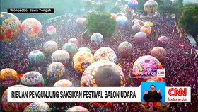 VIDEO: Ribuan Pengunjung Saksikan Festival Balon Udara