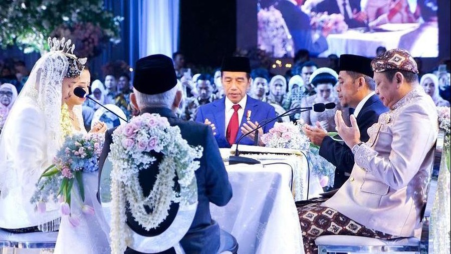 Foto Pernikahan Anak Bambang Soesatyo