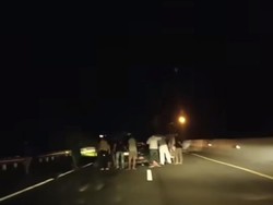 Mobil CRV Tabrak Truk Tronton di Tol Pekanbaru-Dumai, 3 Orang Tewas!