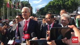 Ganjar-Mahfud Tiba di MK Jelang Putusan Sengketa Pilpres 2024