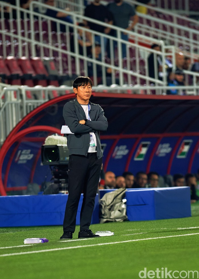 Pelatih Timnas Indonesia, Shin Tae-yong.