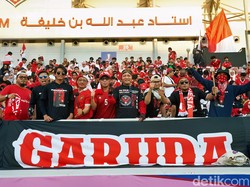 Laga Indonesia Vs Bahrain Bakal Dihiasi Bendera Merah Putih 10 Meter