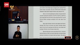 VIDEO: MK Tolak Dalil AMIN soal Bawaslu Tak Tindak Kecurangan Kubu 02