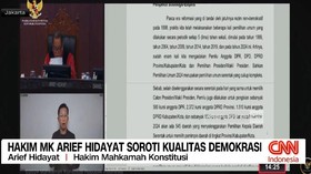 VIDEO: Hakim MK Arief Hidayat Soroti Kualitas Demokrasi