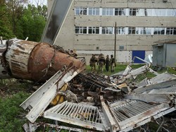 Video Penampakan Sisa-sisa Rudal Rusia di Atap Rumah Warga Odessa Ukraina