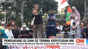 VIDEO: Pendukung 01 Dan 03 Terima Keputusan MK