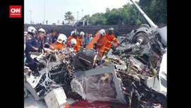 VIDEO: 2 Helikopter Militer Malaysia Tabrakan, 10 Orang Tewas