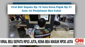 VIDEO: Viral! Beli Sepatu Rp10 Juta, Kena BEA Masuk Rp30 Juta