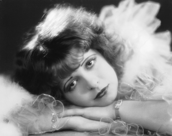 circa 1928: 1920's Hollywood film star, Clara Bow (1905 - 1965). (Photo via John Kobal Foundation/Getty Images)