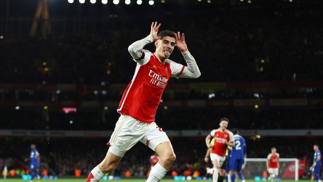 Arsenal Dominasi Puncak Klasemen Liga Inggris dengan Kemenangan Telak Atas Chelsea