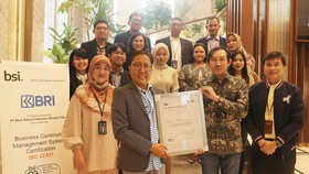 Sukses Jaga Transaksi Nasabah, BRI Raih ISO 2230:2019 CMS