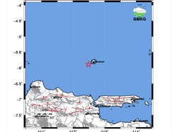 Gempa M 4,2 Guncang Tuban