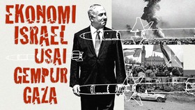 INFOGRAFIS: Tanda Ekonomi Israel Hancur Lebur Usai Gempur Gaza