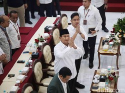 Prabowo-Gibran Jadi Presiden-Wapres Terpilih, Rapat Pleno KPU Ditutup