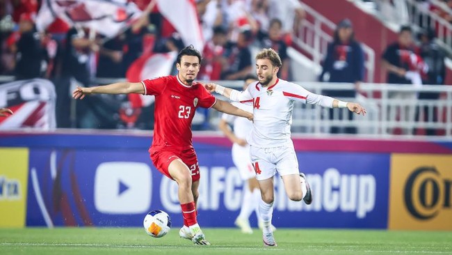 Nathan Tjoe-A-On sudah tiba di Qatar jelang laga Indonesia vs Korea Selatan U-23 pada babak perempat final Piala Asia U-23 2024.