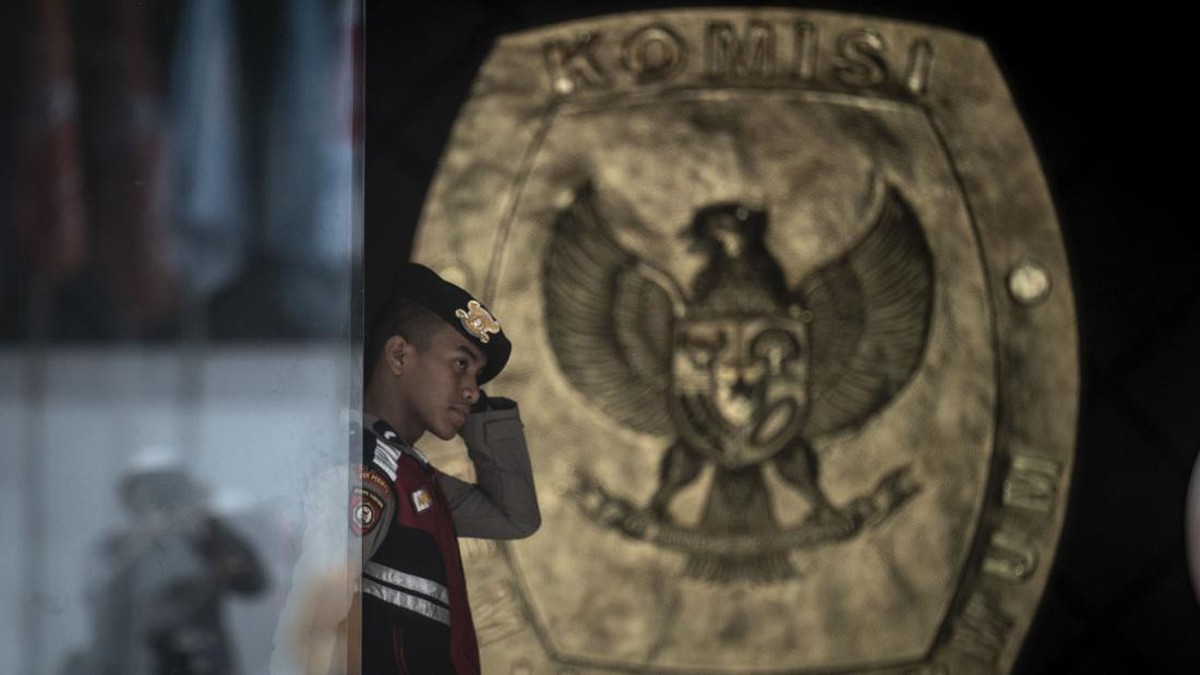 FOTO: Pengamanan Penetapan Presiden dan Wakil Presiden Terpilih di KPU
