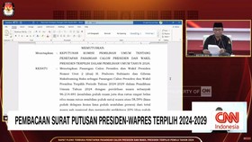 VIDEO: Sah! Prabowo-Gibran Presiden dan Wakil Presiden Terpilih 2024