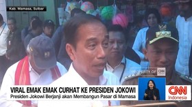VIDEO: Viral Emak Emak Curhat Ke Presiden Jokowi
