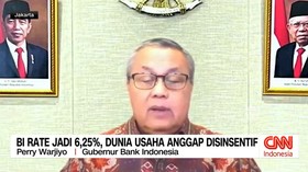 VIDEO: BI Rate Jadi 6,25%, Dunia Usaha Anggap Disinsentif