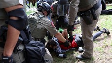 Profesor di AS Alami Kekerasan dari Polisi saat Demo Pro-Palestina
