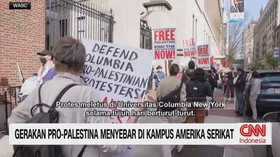 VIDEO: Gerakan Pro-Palestina Menyebar di Kampus Amerika Serikat