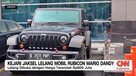 VIDEO: Kejari Jaksel Lelang Mobil Rubicon Mario Dandy