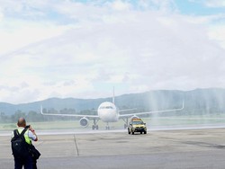 Pelita Air Resmi Terbang ke Kendari, Penerbangan Perdana Sukses