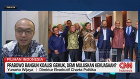 VIDEO: Yunarto: Prabowo Bangun Koalisi Gemuk Berpotensi Banyak Konflik