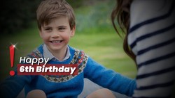 Potret Ulang Tahun Pangeran Louis di Tengah Perjuangan Kate Middleton